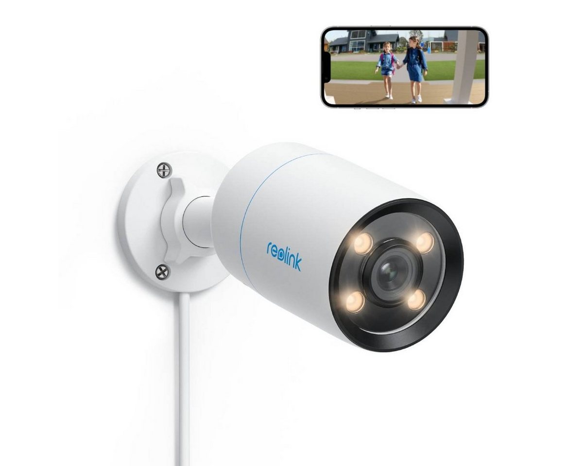Reolink Überwachungskamera Vollfarb-Nachtsicht ColorX 4MP (Außenbereich, F1.0 Superblende,3000K anpassbares Warmlicht, Intelligente Erkennung) von Reolink