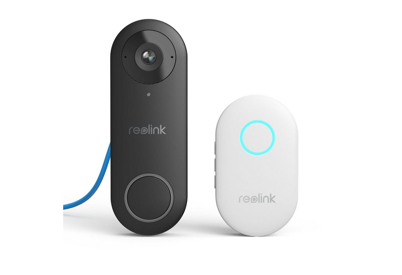 Reolink Video Doorbell PoE 5MP Smart Home Türklingel (Außenbereich, Gegensprechfunktion,180° Ultraweitwinkel,Personenerkennung,IP65) von Reolink