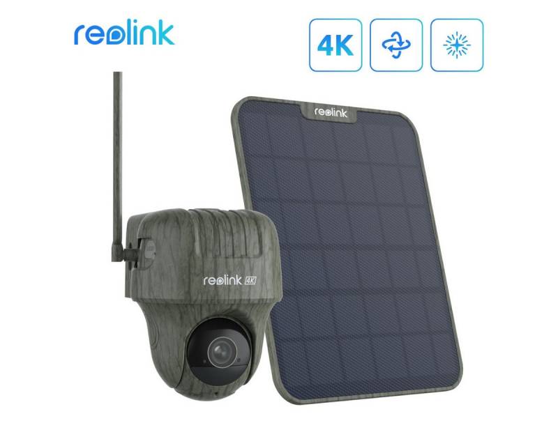 Reolink Wildkamera Ranger PT 4K 4G LTE (Außenbereich, No-Glow,Tiererkennung,Bewegungsmelder, 355°/90° Schwenk,2-Weg-Audio) von Reolink