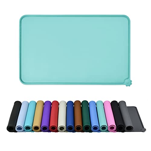 Reopet Silikon-Futtermatten für Haustiere - wasserdichte Hunde- und Katzenplatzmatten mit erhöhten Rändern - Hunde- und Katzennapfmatten - Wählen Größen Reopet Silikon-Futtermatten für Haustiere - wasserdichte Hunde- und Katzenplatzmatten mit erhöhten Rändern - Hunde- und Katzennapfmatten - Wählen Größen von Reopet