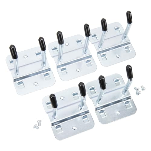 RepTools 5 Stück Doppelhaken für Lochwand für 10 x 10 mm quadratische Löcher von RepTools