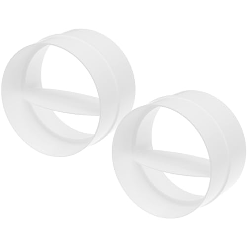 2er-Pack 100 mm Rücken-Zugluftsperre, Rückzugdämpfer, Trockner, Entlüftungsschlauch, Inline-Abluftventilator, Rückentlüftung von Repa Market