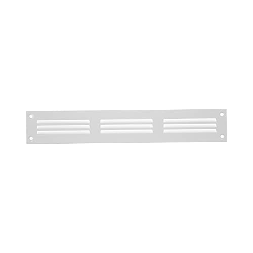 30 x 5 cm weiße Abdeckung der Entlüftung – Stahlrückluftgitter – für Decke und Seitenwand – HVAC – mit Insektenschutz (300 x 50 mm, weiß) von Repa Market