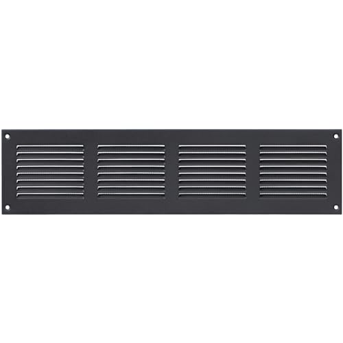 40 x 10 cm Anthrazit Abdeckung der Entlüftung – hochwertige Stahlrücklauf-Luftgitter – für Decke und Seitenwand – HVAC – mit Insektenschutz (400 x 100 mm, Anthrazit) von Repa Market