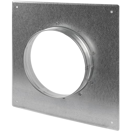 Kanalanschluss Flansch Ø 150 mm, Verzinkter Stahl, Gerader oder flexibler Rohrflansch für Heizung, Kühlungs und Belüftungssysteme (15 cm) von Repa Market