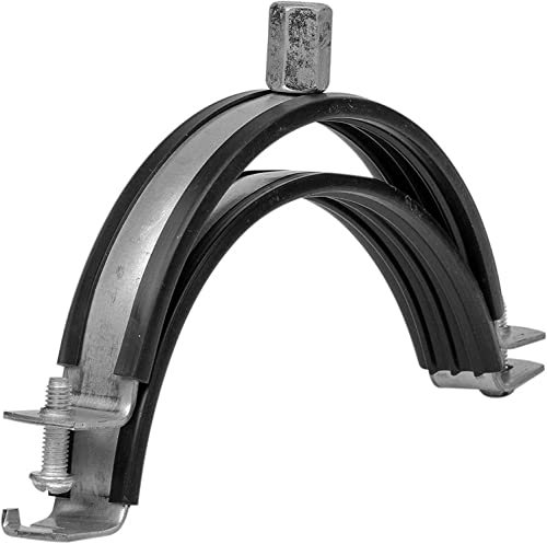 Ø 80 mm/Ø 8 cm verzinkte Rohraufhängung mit Gummi – Rohrwand- oder Deckenmontageschelle – PVC-Rohrhalterungen – Metallkanalbefestigung – Schlauchleitungshalter – starre Rohrhalterung Ø 80 mm/Ø 8 cm verzinkte Rohraufhängung mit Gummi – Rohrwand- oder Deckenmontageschelle – PVC-Rohrhalterungen – Metallkanalbefestigung – Schlauchleitungshalter – starre Rohrhalterung von Repa Market