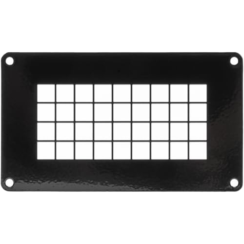 Repa Market 14 x 8 cm Schwarz Verzinkter Stahl, rechteckig, kriechkeller Lüftungsgitter – Einlassauslass-Belüftungsschutz – universeller Metall-Luftzufuhr-Abluftschutz – langlebiges Kanalgitter Repa Market 14 x 8 cm Schwarz Verzinkter Stahl, rechteckig, kriechkeller Lüftungsgitter – Einlassauslass-Belüftungsschutz – universeller Metall-Luftzufuhr-Abluftschutz – langlebiges Kanalgitter von Repa Market