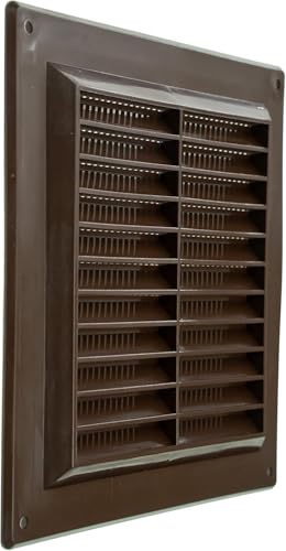 Repa Market 15 x 15 cm / 150 x 150 mm / 150 x 150 mm Kunststoff Braun – Entlüftungsabdeckung – quadratische Kanalabdeckung – Lüftungsschlitze – Schutzgitter – HVAC-Belüftung Repa Market 15 x 15 cm / 150 x 150 mm / 150 x 150 mm Kunststoff Braun – Entlüftungsabdeckung – quadratische Kanalabdeckung – Lüftungsschlitze – Schutzgitter – HVAC-Belüftung von Repa Market