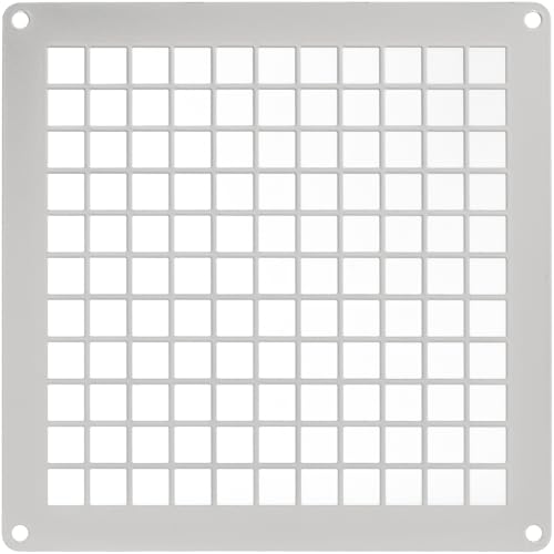 Repa Market 15 x 15 cm Weiß Verzinkter Stahl, Quadratisch, kriechkeller Lüftungsgitter – Einlassauslass-Belüftungsschutz – universeller Metall-Luftzufuhr-Abluftschutz – langlebiges Kanalgitter Repa Market 15 x 15 cm Weiß Verzinkter Stahl, Quadratisch, kriechkeller Lüftungsgitter – Einlassauslass-Belüftungsschutz – universeller Metall-Luftzufuhr-Abluftschutz – langlebiges Kanalgitter von Repa Market