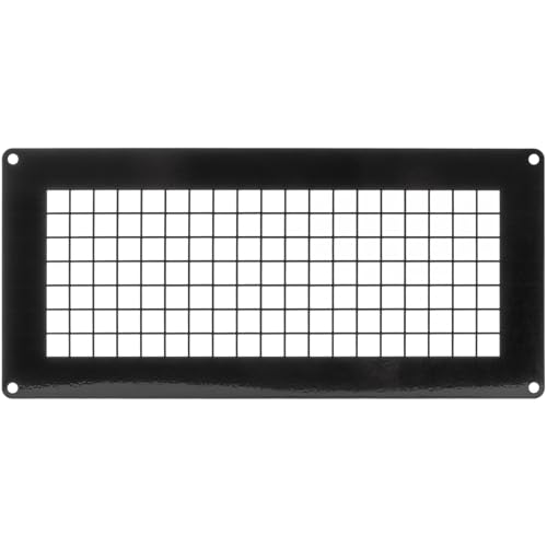 Repa Market 25 x 12 cm Schwarz Verzinkter Stahl, rechteckig, kriechkeller Lüftungsgitter – Einlassauslass-Belüftungsschutz – universeller Metall-Luftzufuhr-Abluftschutz – langlebiges Kanalgitter Repa Market 25 x 12 cm Schwarz Verzinkter Stahl, rechteckig, kriechkeller Lüftungsgitter – Einlassauslass-Belüftungsschutz – universeller Metall-Luftzufuhr-Abluftschutz – langlebiges Kanalgitter von Repa Market