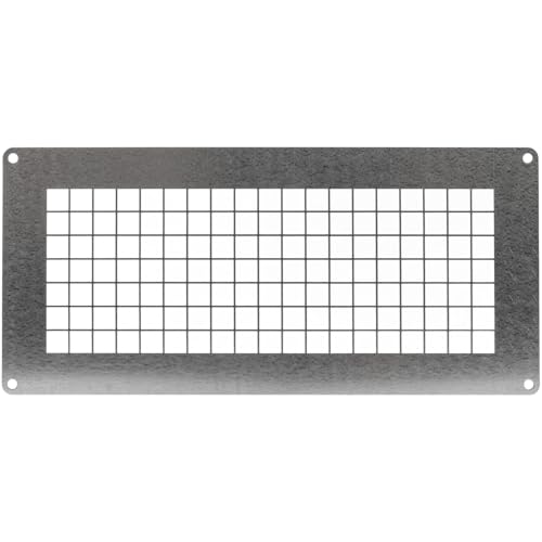 Repa Market 25 x 12 cm Verzinkter Stahl, rechteckig, kriechkeller Lüftungsgitter – Einlassauslass-Belüftungsschutz – universeller Metall-Luftzufuhr-Abluftschutz – langlebiges Kanalgitter Repa Market 25 x 12 cm Verzinkter Stahl, rechteckig, kriechkeller Lüftungsgitter – Einlassauslass-Belüftungsschutz – universeller Metall-Luftzufuhr-Abluftschutz – langlebiges Kanalgitter von Repa Market
