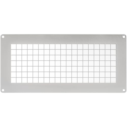 Repa Market 25 x 12 cm Weiß Verzinkter Stahl, rechteckig, kriechkeller Lüftungsgitter – Einlassauslass-Belüftungsschutz – universeller Metall-Luftzufuhr-Abluftschutz – langlebiges Kanalgitter Repa Market 25 x 12 cm Weiß Verzinkter Stahl, rechteckig, kriechkeller Lüftungsgitter – Einlassauslass-Belüftungsschutz – universeller Metall-Luftzufuhr-Abluftschutz – langlebiges Kanalgitter von Repa Market