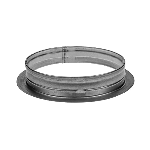 Repa Market Entlüftungskanal aus Metall – 200 mm - zum Anschluss von Auspuff, Ansaugflex und geraden Kanälen – Heizung, Kühlrohr-Anschlussflansch – Universal-HVAC-Adapter – Zuhause, gewerbliche von Repa Market