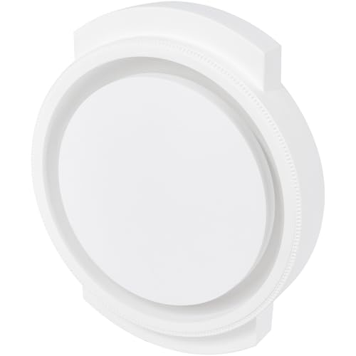 Repa Market Gips 125mm lüftungsgitter Diffusor - Lackierbarer Rund Moderne Lüftungsauslass - Tellerventil mit Magnet - Home Register Deckenlüftungsabdeckungenb Deckenlüftung Abdeckung von Repa Market