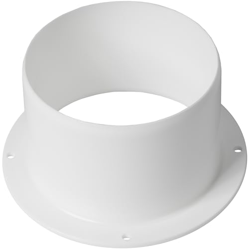 10cm Rohrverbinder Flansch Kunststoff gerade Rohrflansch für Heizung Kühlung Lüftungssystem (100 mm) von Repa Market