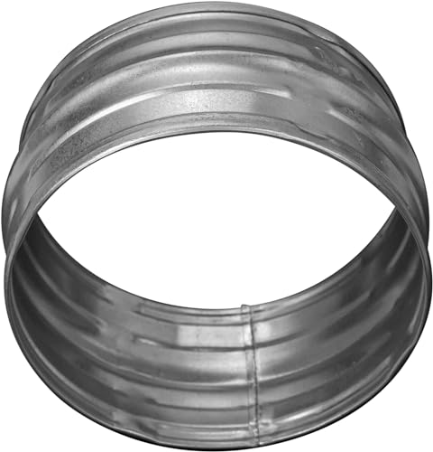 ø100mm Rundrohrkupplungen – Entlüftungskanalverbinder aus Metall – Entlüftungsverlängerung – Rohrverbinder aus verzinktem Metall – Trocknerentlüftungskupplung ø100mm Rundrohrkupplungen – Entlüftungskanalverbinder aus Metall – Entlüftungsverlängerung – Rohrverbinder aus verzinktem Metall – Trocknerentlüftungskupplung von Repa Market