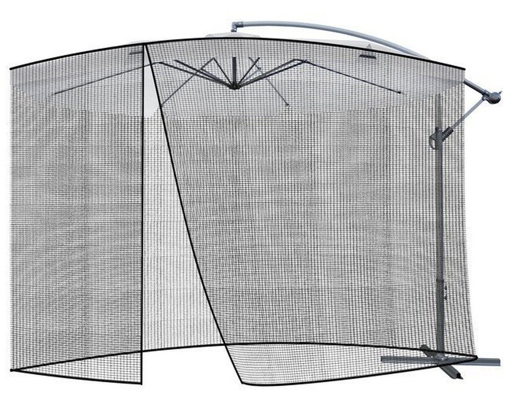 Repest Moskitonetz Gartenschirm Moskitonetz 3,5 m (Spar-Set, 1 St., Insektenschutz), platzsparend zu verstauen, perfekt für flexiblen Einsatz im Sommer von Repest