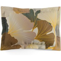 Gold Ginkgo Muster Kunst Kissen Sham von Repetu