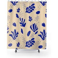 Matisse Inspirierte Formen Muster Duschvorhang von Repetu