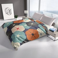 stilvolles Muster Mit Dekorativen Blumen Vintage Inspiriert - Bettbezug von Repetu