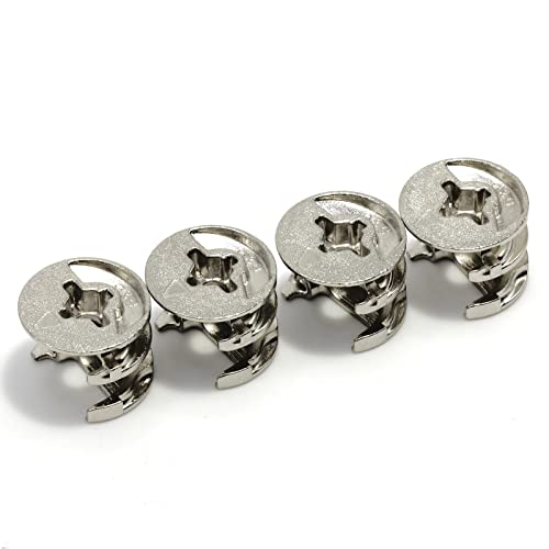 ReplacementScrews Exzenter Nocken-Kontermuttern kompatibel mit IKEA Teil 103430 (4 Stück) von ReplacementScrews