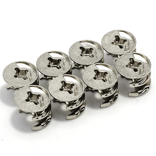 ReplacementScrews Exzenter-Nocken-Kontermuttern kompatibel zu IKEA Teil 103430 (8 Stück) von ReplacementScrews