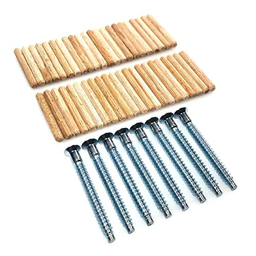 ReplacementScrews Hardware-Kit für IKEA KALLAX 2x4 Regaleinheit 202.758.85 - Alle Schrauben (104321) und Dübel (101339) von ReplacementScrews