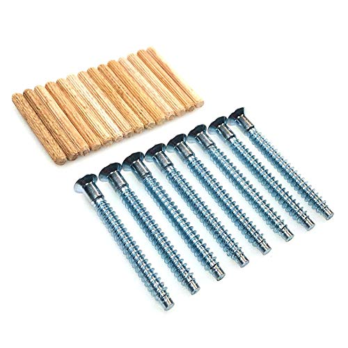 ReplacementScrews Hardware-Kit für IKEA Kallax 2 Regaleinheit 602.758.12 – alle Schrauben (104321) und Dübel (101339) von ReplacementScrews