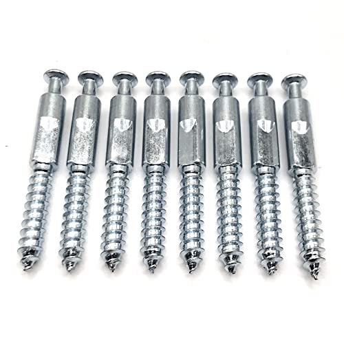 ReplacementScrews Montagedübel/Nockenschlossschraube kompatibel mit IKEA Teil 123491 (MALM Bettrahmen) (8 Stück) von ReplacementScrews
