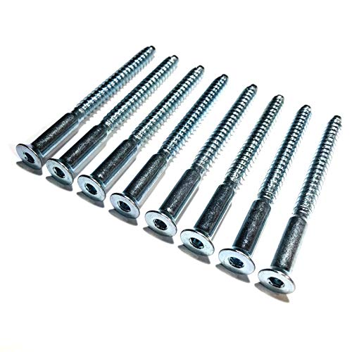 ReplacementScrews Regalschrauben für IKEA Part 104323/104325 (EXPEDIT Regalschrauben) (8 Stück) von ReplacementScrews