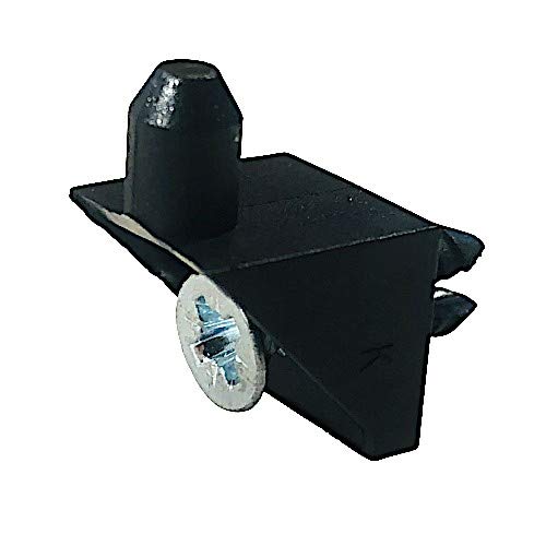 ReplacementScrews Schwarze Regalstützstifte für IKEA Teil #139199 (PAX, KOMPLEMENT) (8 Stück) von ReplacementScrews