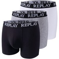 Replay Boxershorts "BOXER Style 01/C Basic Cuff Logo 3pcs Box" Packung, 3er-, mit Logoschriftzug am elastischen Bund Replay Boxershorts "BOXER Style 01/C Basic Cuff Logo 3pcs Box" Packung, 3er-, mit Logoschriftzug am elastischen Bund von Replay