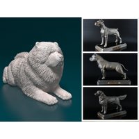 Personalisierte Chow-Chow Hunde Statue von ReplicaDogs