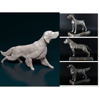 Personalisierte Hunter English Setter Hundestatue von ReplicaDogs