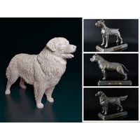 Personalisierte Leonberger Hunde Statue von ReplicaDogs