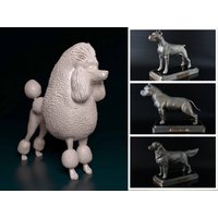 Personalisierte Pudel Continental Dog Statue von ReplicaDogs