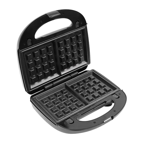 3-in-1 Multifunktionaler Sandwich-Waffel-Maker,mit Abnehmbaren Platten, Antihaftbeschichtung,750W,Antihaft-Beschichtung von Repomanda