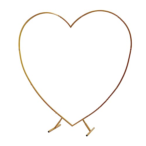 6.89ft (2.1m) Große Gold Runde Ballon Bogen Hochzeit Bogen Metall Ring Hochzeit Bogen Rahmen Kreis Kulisse Stand für Party Zeremonie Veranstaltungen Dekoration von Repomanda