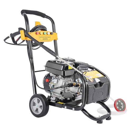 Benzin Hochdruckreiniger 7.5PS 3400RPM 8.5L/Min 0-60 ℃ Selbstansaugung Automatischer Pumpenstopp Schwarz Für Terrasse Auto Hof Dach Gartenfassade Wand Pkw Rasen Gehweg Garten Inkl Wasserfilter Benzin Hochdruckreiniger 7.5PS 3400RPM 8.5L/Min 0-60 ℃ Selbstansaugung Automatischer Pumpenstopp Schwarz Für Terrasse Auto Hof Dach Gartenfassade Wand Pkw Rasen Gehweg Garten Inkl Wasserfilter von Repomanda