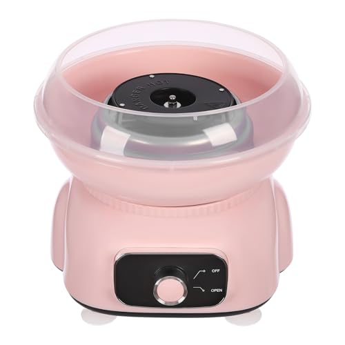 Elektrische Zuckerwattemaschine,Niedliche Cotton Candy Machine für Zuhause mit 10 Bambus-Stäbchen,180°C Heiztemperatur von Repomanda