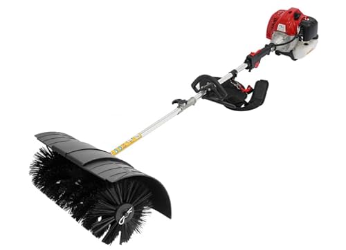 Handgeführte Benzin-Kehrmaschine 52cc 2-Takt 8500U/Min 1L Tank 20,47 Zoll Bürste Schutzhaube Rückengurt Für Rasen Laub Dreck Strassen Hof Gehweg Kunstrasen Schwarz Rot Inkl Schutzbrille Werkzeug Handgeführte Benzin-Kehrmaschine 52cc 2-Takt 8500U/Min 1L Tank 20,47 Zoll Bürste Schutzhaube Rückengurt Für Rasen Laub Dreck Strassen Hof Gehweg Kunstrasen Schwarz Rot Inkl Schutzbrille Werkzeug von Repomanda