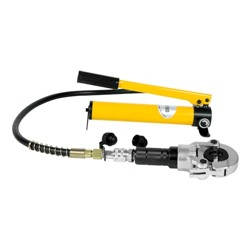 Hydraulik Presszange mit 9 Matrizen Radialpresse Werkzeuge V12-28mm TH16-32mm Pressbacken 360° von Repomanda