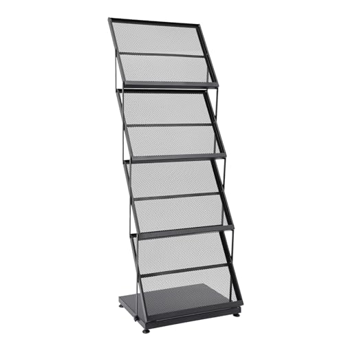 Repomanda 4 Schicht Faltbarer Zeitschriftenständer,Prospektständer für Gemeinsamer Empfangsbereich und Messen46*37*132cm Repomanda 4 Schicht Faltbarer Zeitschriftenständer,Prospektständer für Gemeinsamer Empfangsbereich und Messen46*37*132cm von Repomanda