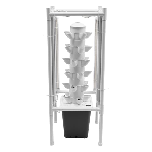 Repomanda Vertikal Hydroponik Turm mit 10L Wassertank,Hydroponische Anbausatz,für Kräuter, Obst und Gemüse Repomanda Vertikal Hydroponik Turm mit 10L Wassertank,Hydroponische Anbausatz,für Kräuter, Obst und Gemüse von Repomanda
