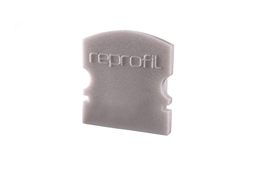Reprofil Endkappe F-AU-02-10, 2 Stück, 16 mm, grau 978551 von Reprofile