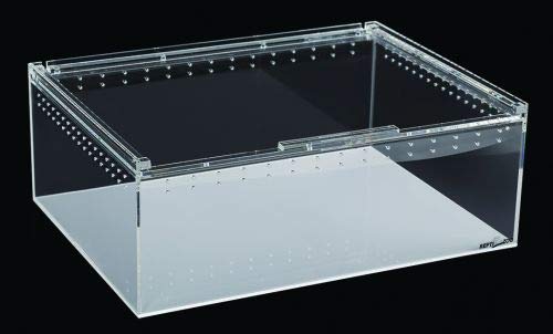 ReptiZoo Acrylic Zuchtterrarium (Brutbox) 40x30x15 cm schwarz (ACR02B) von ReptiZoo