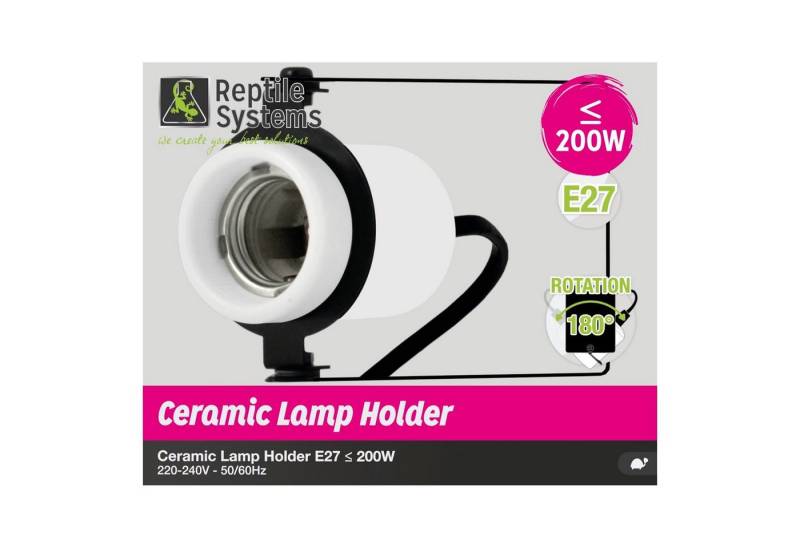 Reptile Systems Lampenfassung Keramikfassung mit Halterung von Reptile Systems
