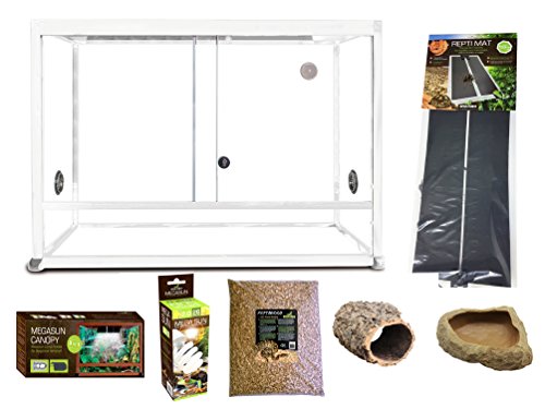 Reptiles Planet Elégance Kit Terrarium aus Aluminium für Schlange weiß 120 x 50 x 50 cm Reptiles Planet Elégance Kit Terrarium aus Aluminium für Schlange weiß 120 x 50 x 50 cm von Reptile Treasures
