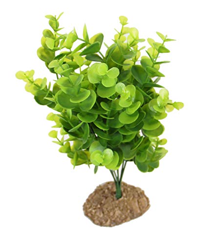 Reptiles Planet Künstliche Pflanze für Terrarium Pembe Bush 9 x 7 x 30 cm auf Sockel von Reptiles-Planet