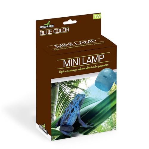 Reptiles-Planet Mini Lampe zum Schlange oder Amphibie, Blau von Reptiles-Planet